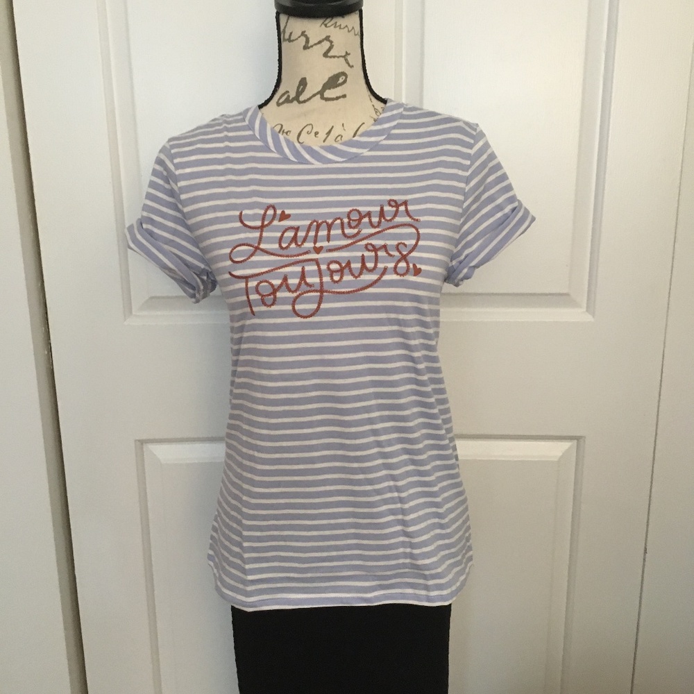 NWT Lauren ConradSustainable Cotton Graphic Tee - Picture 2 of 8